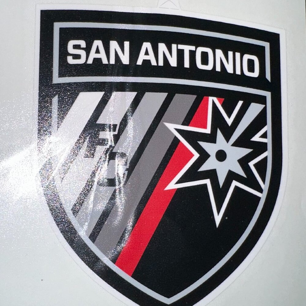 San Antonio FC Sticker Decal 6” Vinyl Logo – USL Soccer Club –SAFC Texas Footbal